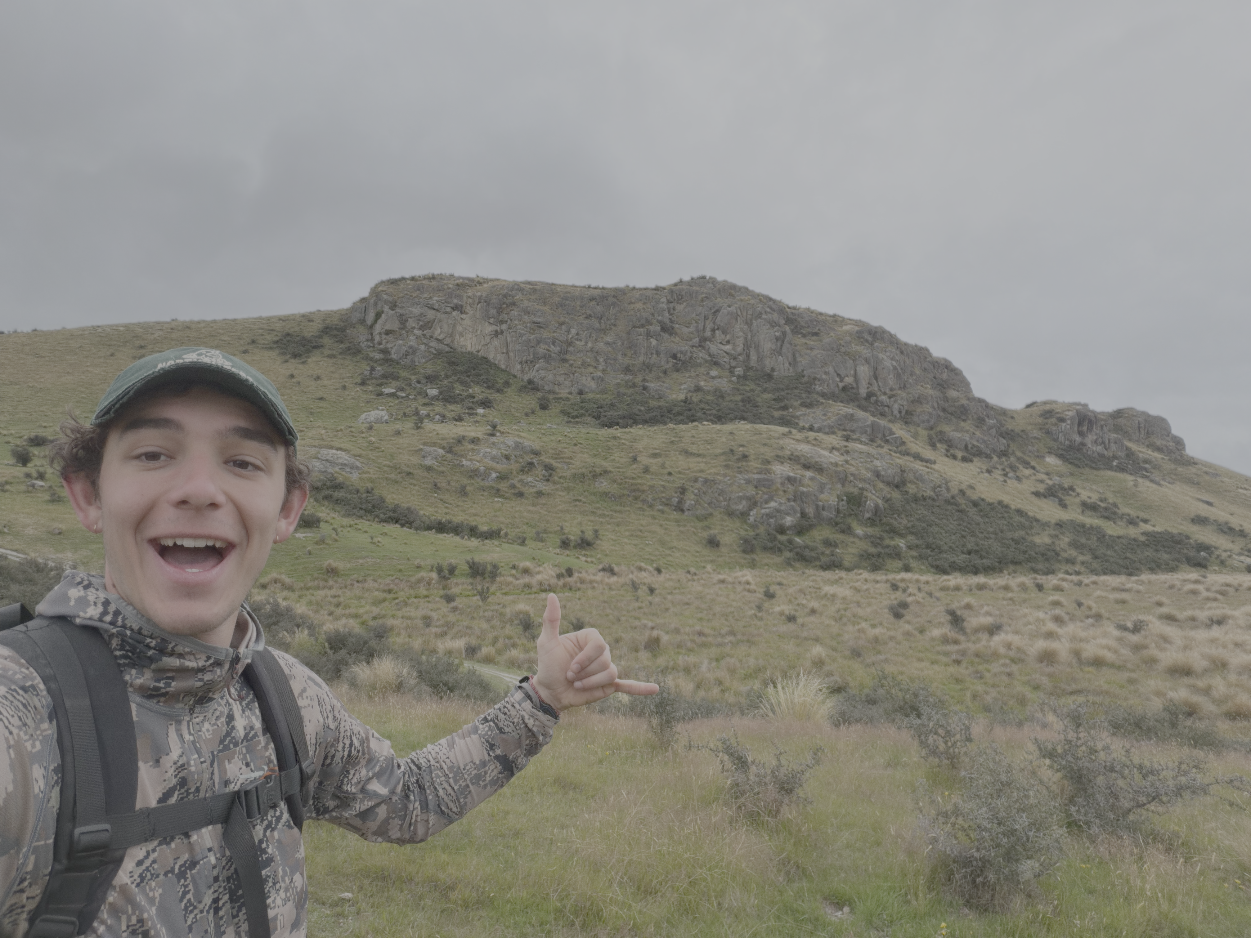Benji out in the mountains