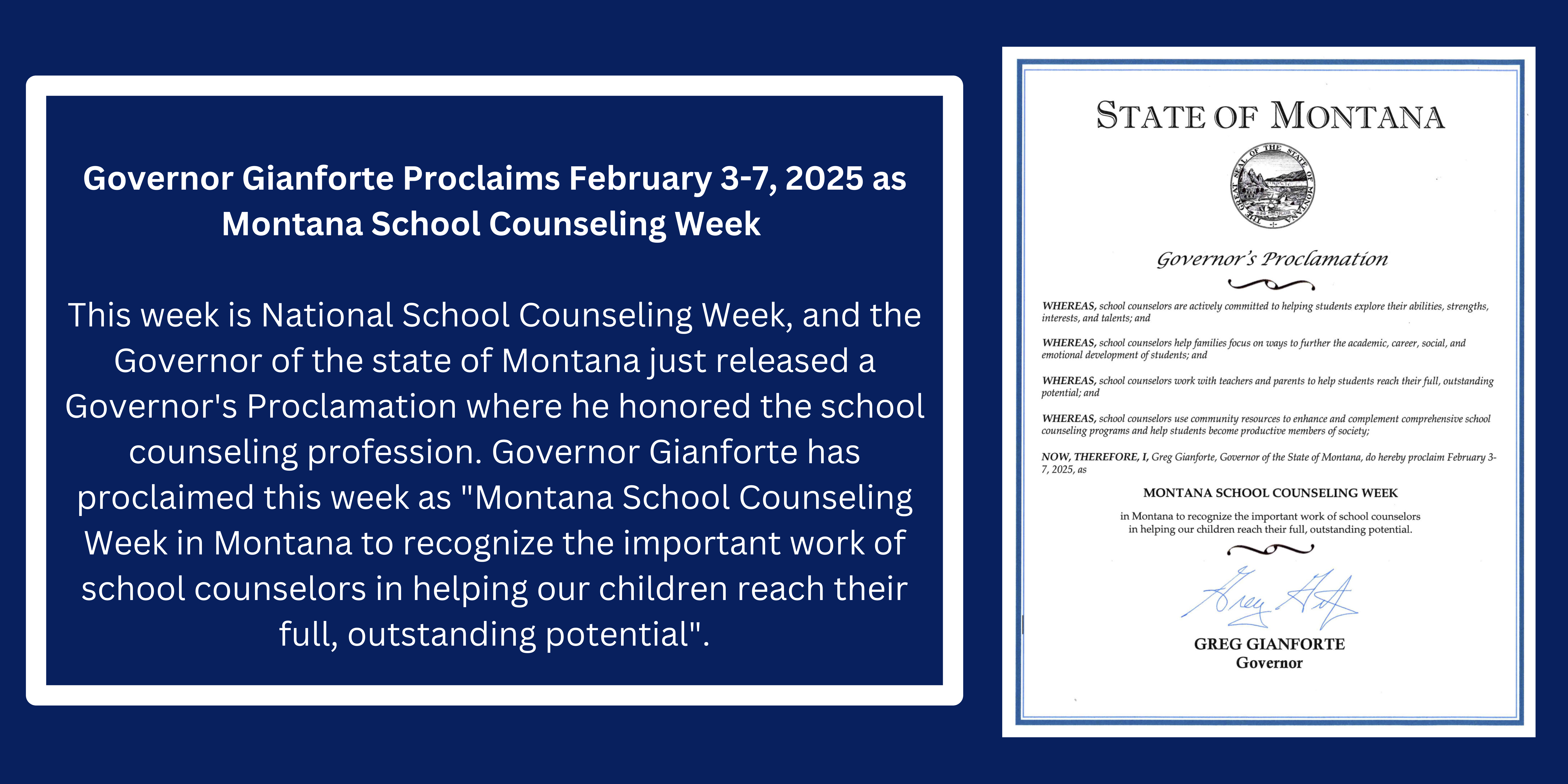 school counseling week