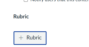 Grey +Rubric button