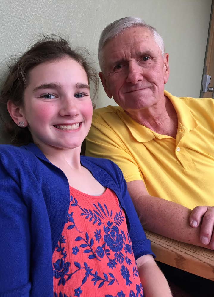 Grandpa with Granddaughter