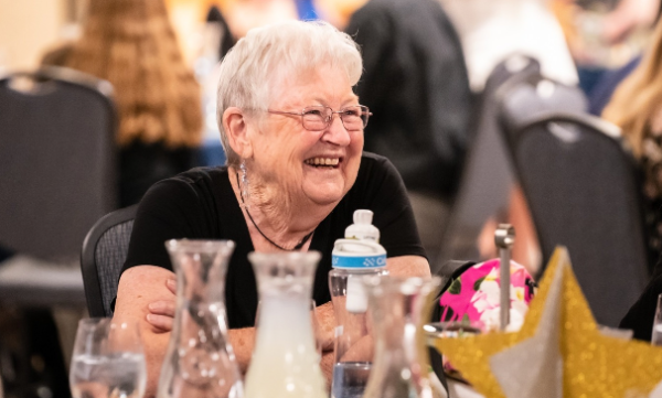 Karyn at a 4-H banquet
