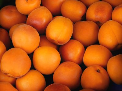 apricots in a basket