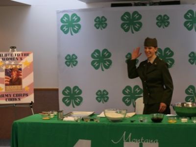 4H Member Giving a Demonstration