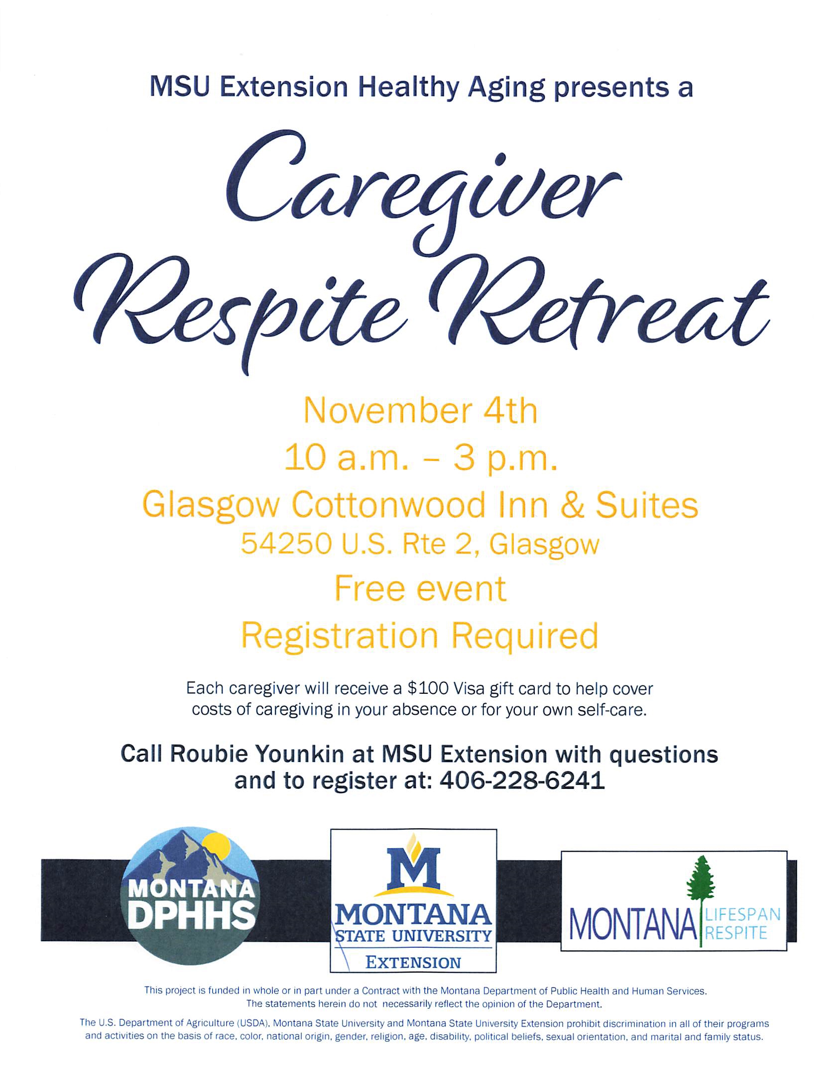 Respite Retreat Nov 4