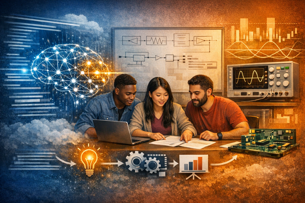 AI generated image of project ideation