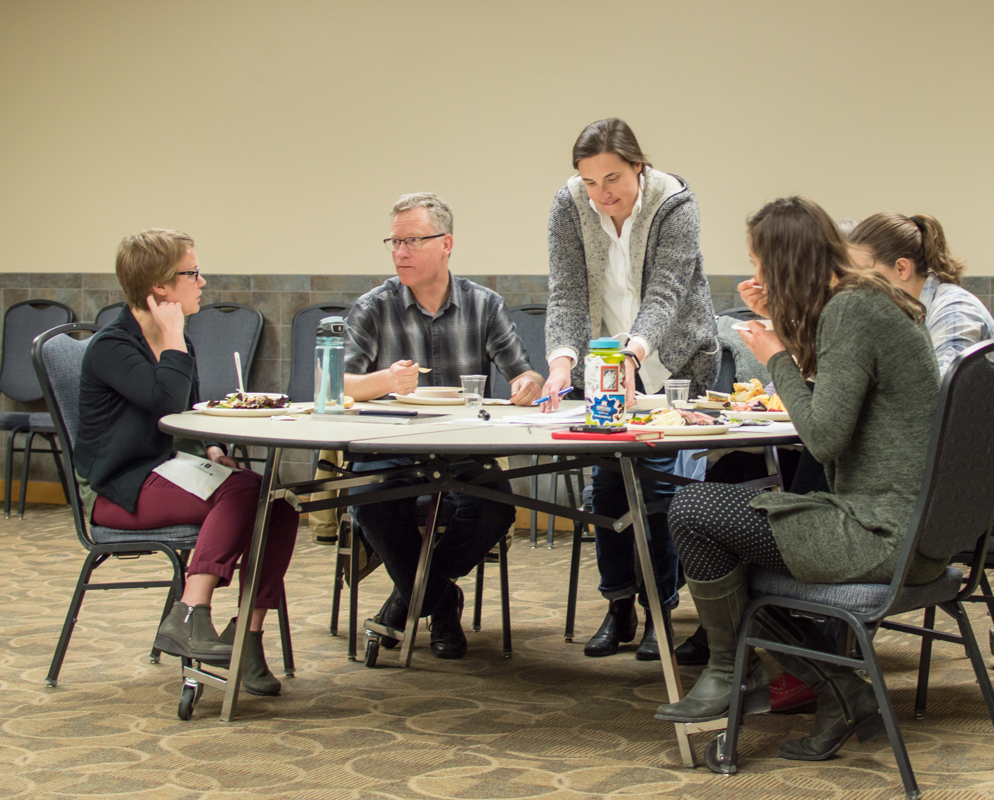 Faculty at a training session