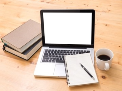 computer and notebook