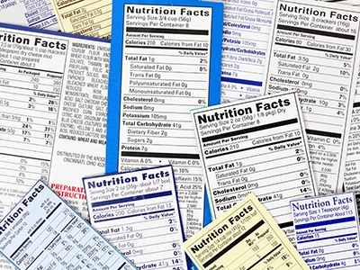 nutrition labels