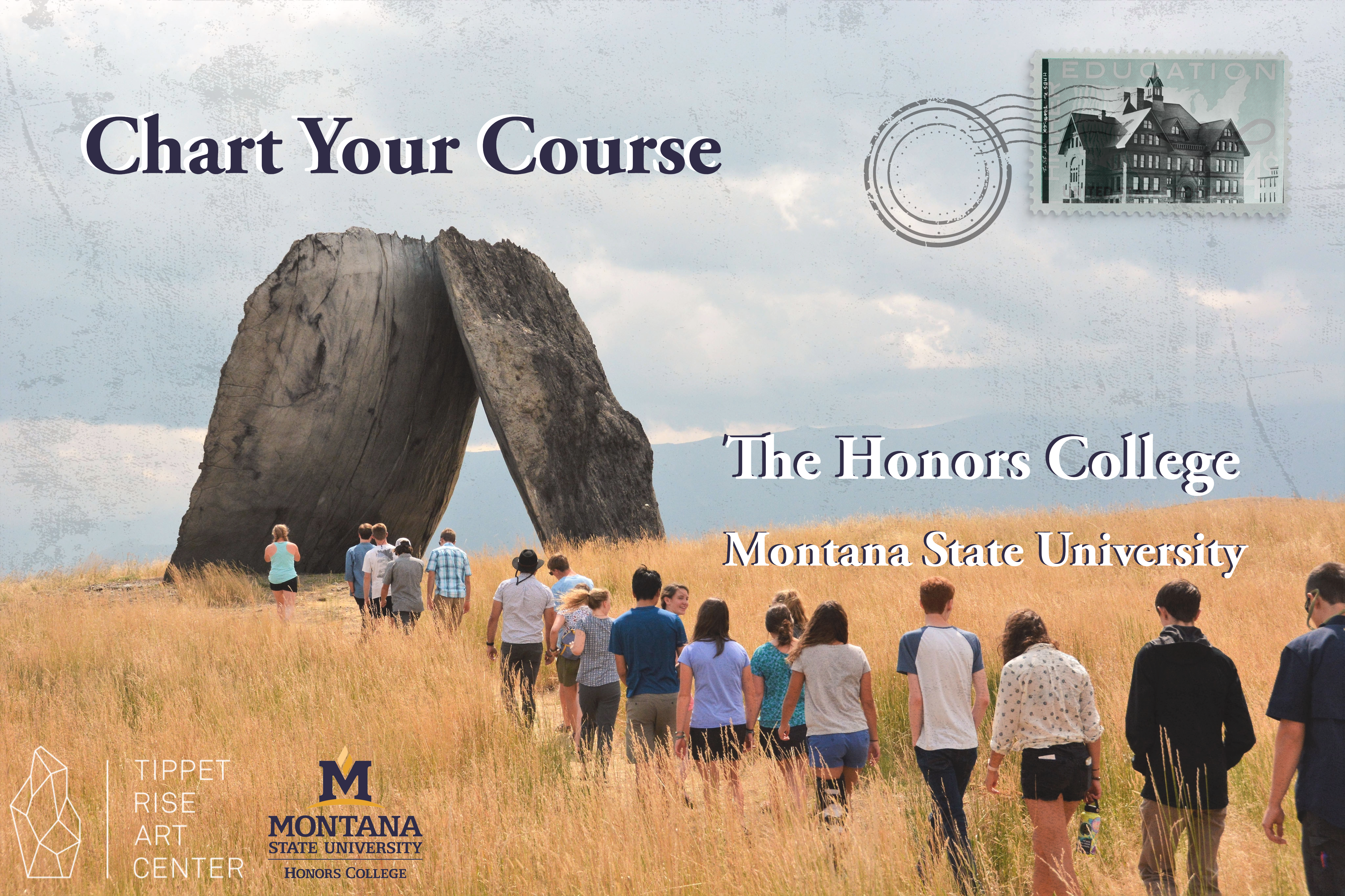 Honors College students at Tippet Rise Arts Expedition
