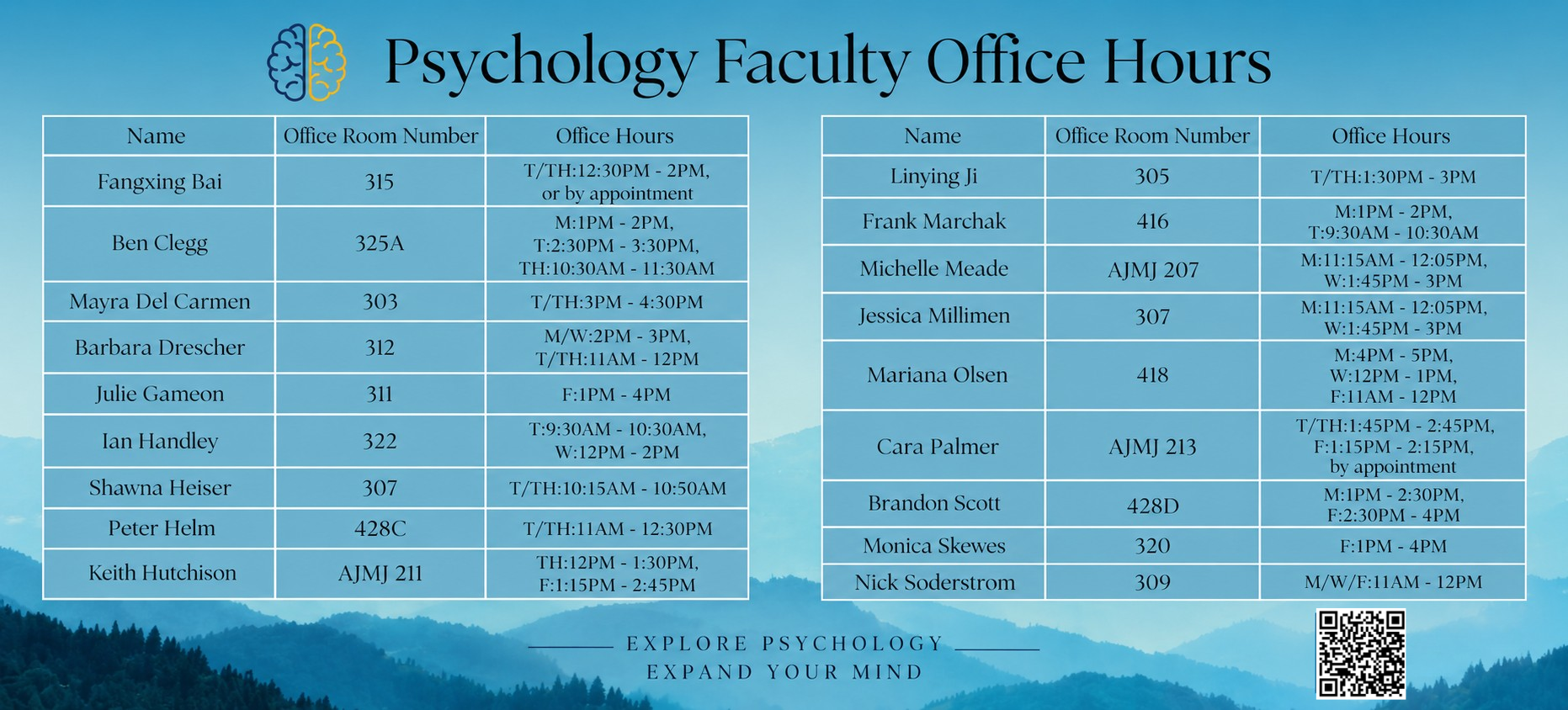 Fall 26 Office Hours