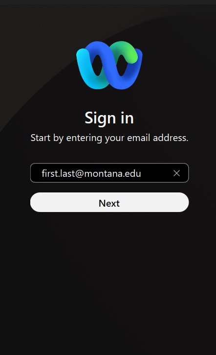 Wbx App 2nd Login