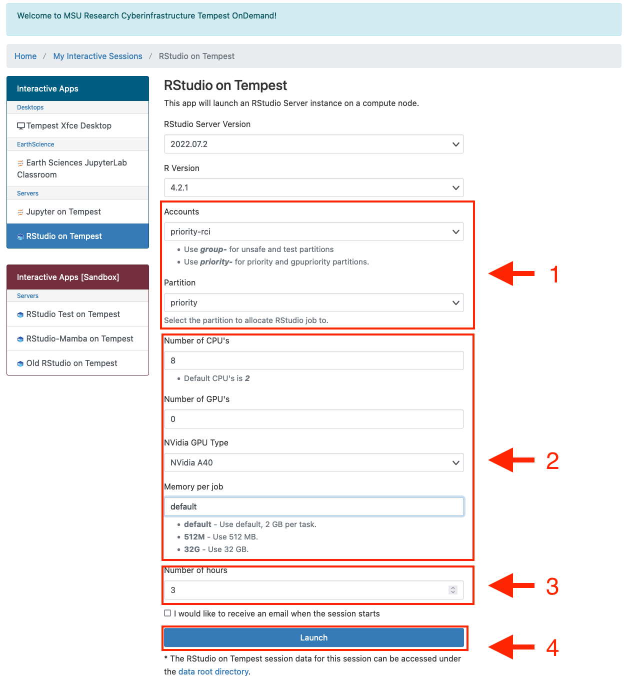 Select RStudio resources